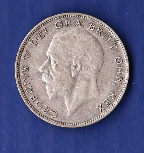 Great Britain Half Crown - 1934 King George V  Ref 4037, Grade AVF.