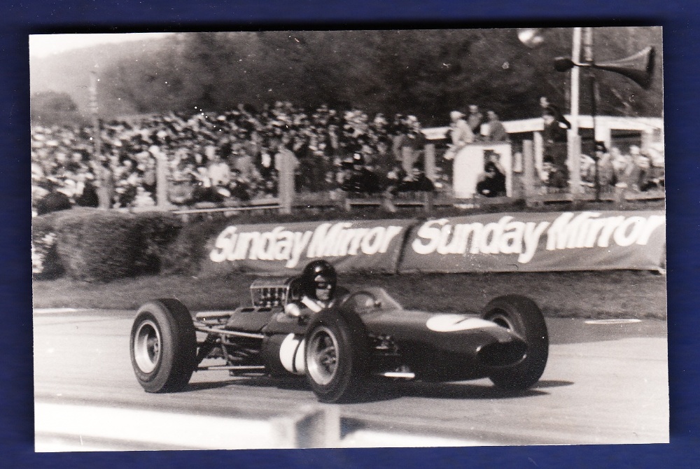 Motor Racing - 1965 Brabham Climax  Dan Furney (U.S.A.) in Brabham's car, Goodwood, Easter Monday