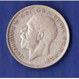 Great Britain Half Crown - 1936 King George V  Ref 4037, Grade VF.