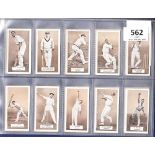 Carreras 1934 Cricketers A series Brown Back 50/50 vg/ex