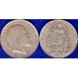 Great Britain Florin - 1909 King Edward VII  Grade GVF/NEF.