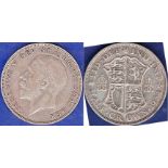 Great Britain Half Crown - 1934 King George V  Ref 4037, Grade AVF.