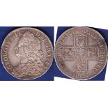 Great Britain Half-crown - 1746/5 King George II  Ref S3695A, Grade GVF/NEF, scarce.