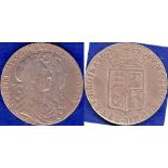 Great Britain Half-crown - 1689 King William and Queen Mary  Ref S3434, Grade fine.