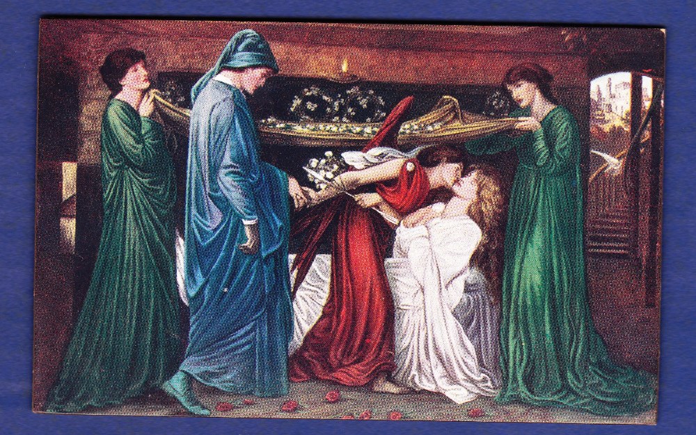 Dante's dream  (Art).  Artist Rossetti, Printer P.Co.