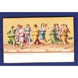 The Dance of Apollo with the Muses  (Art).  Artist Romano, Printer Misch.