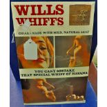 Advertising - "Wills Whiffs" Freestanding. Some slight rusting to the rear, but otherwise in nice