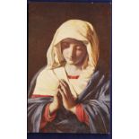 The Madonna in Prayer  Artist Sassoferato, Printer Eyre Spottiswoode Ltd.