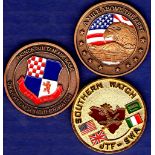 U.S. Challenge Coins - Three United States Air Force Challenge Coins, from "OP. SOUTHERN WATCH"-
