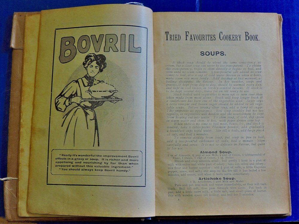 Kirk's "Trial Favourites Cookery Book"  With household hints and other useful information.  1909 - Image 2 of 2