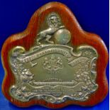 Shield - Awarded to George Miles  Toogood Championship 1910, Silver marks, Royal Warrant.  Unusual.