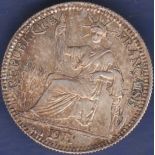 French Indo-China - 1911 10 Cents Ref KM9, Grade AUNC.