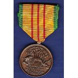 American Vietnam Service Medal. Non anodised version.