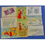 World War I - Patriotic and Military Humour  nice range of sera cards.