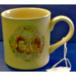 Prince of Wales and Lady Diana Souvenir Mug  Marriage 29th July 1981.  Nice item.