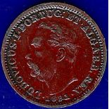 India Portuguese - 1881 Quarter Tanga  Grade EF or better.