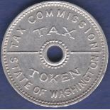 U.S.A. - 1935 Tax Token Ref Washington Grade AUNC.