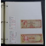 Banknotes An album with Jamaica, Japan, Jordan, Mexico + Morocco.