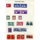 South West Africa - 1941 War Effort (22)  Including 3d, 4d + 6d f.u. Pairs, Cat £90.