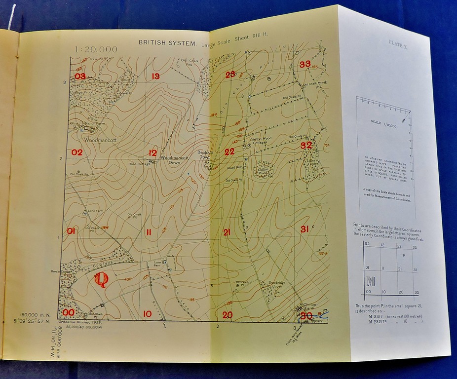 Manual of Map Reading  Photo reading and field sketching.  The War Office 1923.  Foxing here and - Image 4 of 4