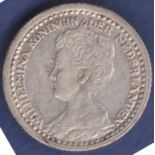 Netherlands - 1918 10 Cents Ref KM145, Grade AEF.