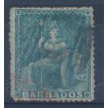 Barbados 1860 (1d) F.U. S.G. 14