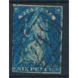 Australia Victoria 1858 6d F.U. S.G. 73