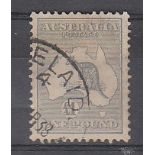 Australia - 1935 £1 Grey  SG137, fine used.  Cat £275.