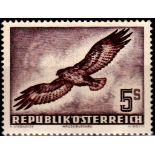 Austria - 1950 5s Air (Buzzard) SG1219, l/m/mint.  Cat £190.