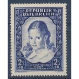 Austria - 1952 2S 40 Blue Int. Children S.G. 1240 U.M.M.