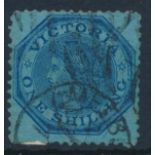 Australia (Victoria) - 1863 1/- Blue S.G. 124 F.U.