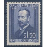 Austria - 1954 S1.50 Blue S.G. 1264 M.M.