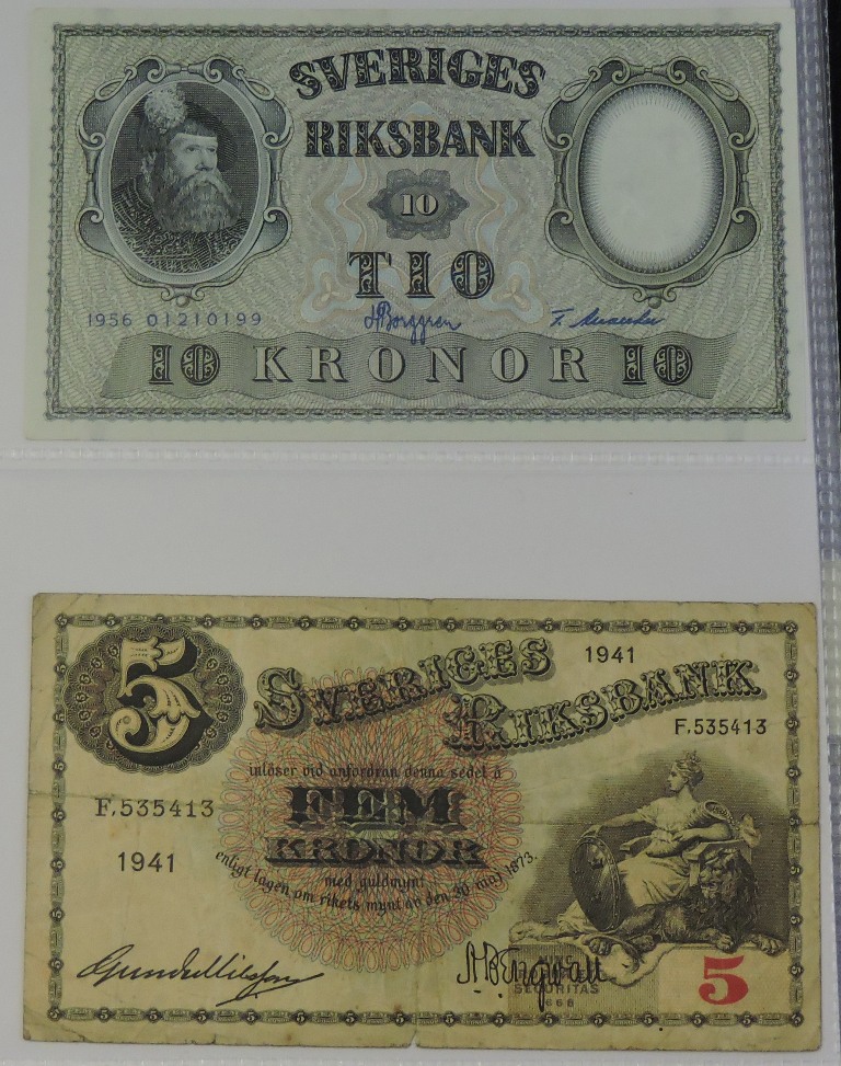 Banknotes - Various (63)  South Africa, Spain, Sri Lanka, Sudan, Suriname, Switzerland, Sweden, - Image 2 of 8