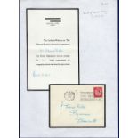 Great Britain - 1953 Princess Royal Mourning Envelope and Letter  On the Death of Queen Mary from