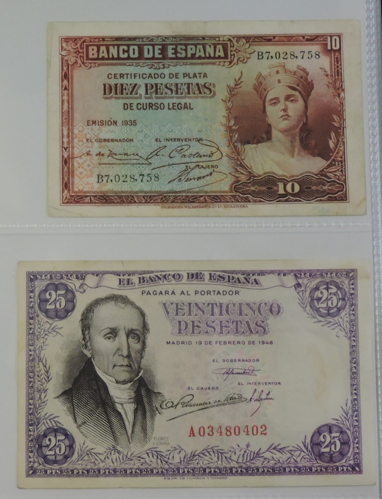 Banknotes - Various (63)  South Africa, Spain, Sri Lanka, Sudan, Suriname, Switzerland, Sweden, - Image 5 of 8