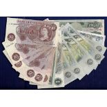 Great Britain - Various (15) 10/- Fforde including pre-fix CION and Hollo; £1 (68) including O'