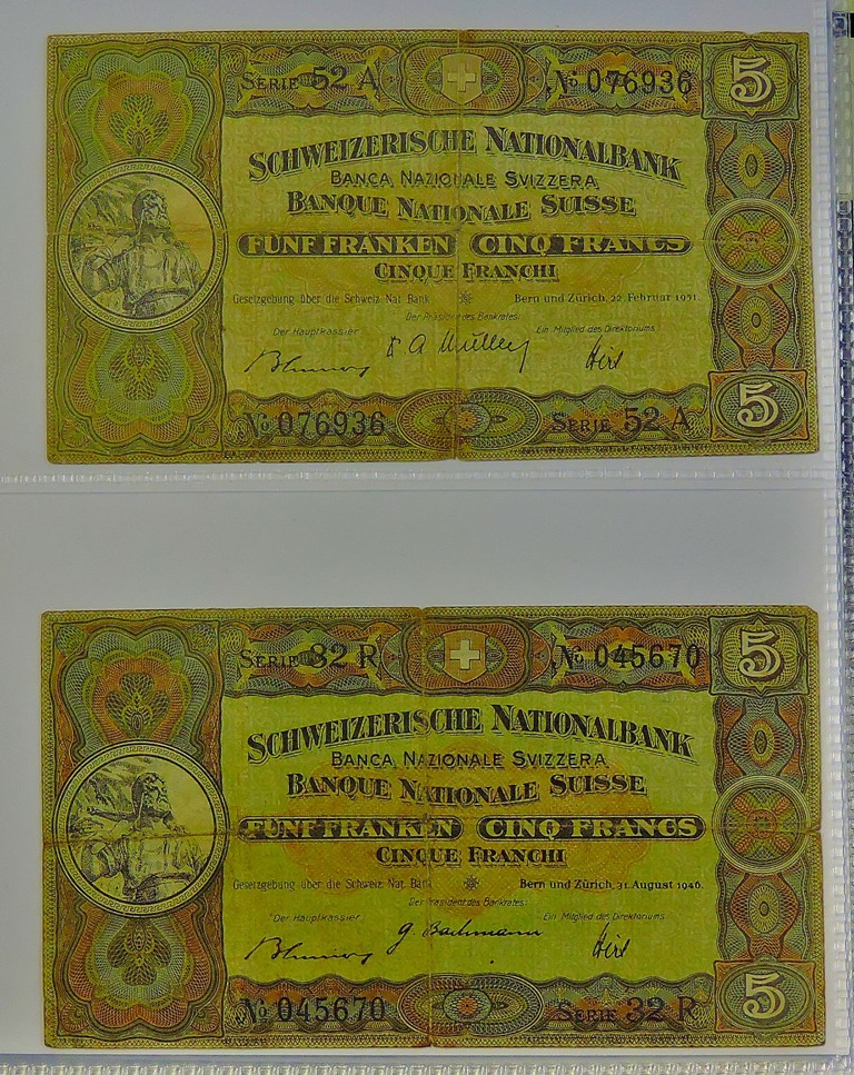 Banknotes - Various (63)  South Africa, Spain, Sri Lanka, Sudan, Suriname, Switzerland, Sweden, - Image 6 of 8