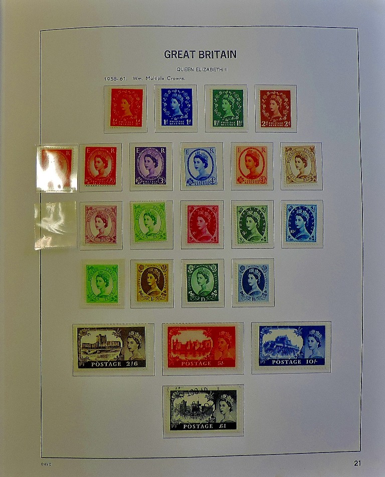 Great Britain 1953-1989  Queen Elizabeth II fine mostly mint collection in a Stanley Gibbons '