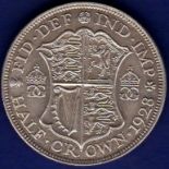 Great Britain Halfcrown - 1928 King George V Fourth Coinage  Ref S4037, Grade AUNC.