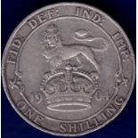 Great Britain Shilling - 1904 King Edward VII  Ref S3982, Grade AVF.