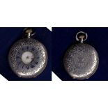 Watch - Half Hunter Silver cased Ladies Watch  0.925 silver, Swiss movement No. 1981467.  In working