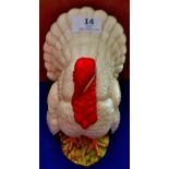 Royal Doulton White Turkey D6889  Limited Edition No. 756 6¼" (16cm).  Commissioned by Bernard