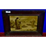 Picture of Biblical Scene   In good frame (14½" x 12¼").