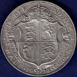 Great Britain Halfcrown - 1912 King George V  Ref S4011, Grade AVF/GVF.