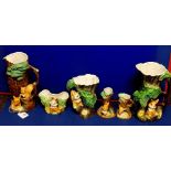 Hornsea Pottery 6 pieces, Fauna playmates.