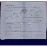 Stowmarket, Suffolk - Demand Dated 5th Sept. 1859  For £290.18.3 for Publicans Licence payable by