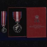 Queens Diamond Jubilee Medal 1952-2012  In original box with miniature, excellent condition.