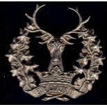 Gordon Highlanders 'BYDAND' (White Metal)