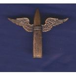 R.A.F. 1923 Air Gunners Qualification badge (Brass) As issued to Air Gunners as a qualification