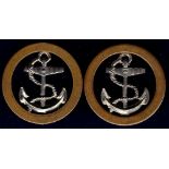 Royal Navy SCC Chief Petty Officers cap badges (2) Sea Cadet Corps (Post 1976 variants)